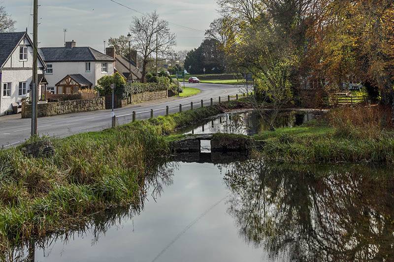 Moat looking toward the White Lion.